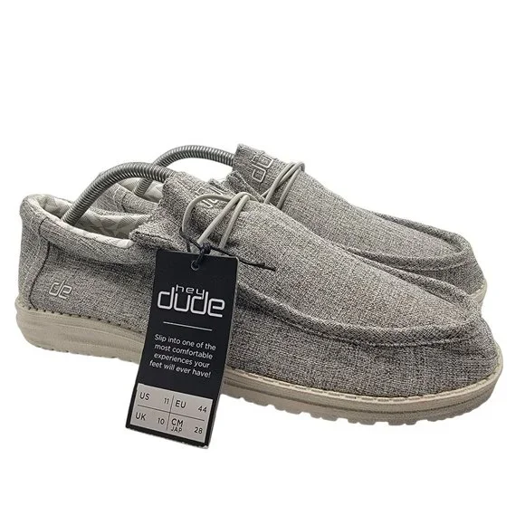 Hey Dude | Shoes | Hey Dude Mens 1 Wally Linen Iron Loafer  display picture 1